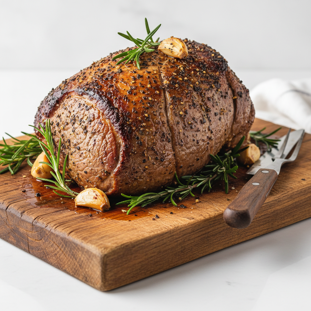 FARM RAISED GRASS FED ANGUS BEEF SIRLOIN ROAST