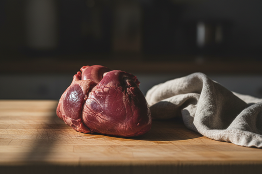 FARM RAISED GRASS FED ANGUS BEEF HEART