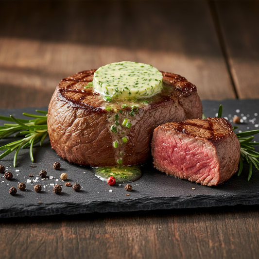 FARM RAISED GRASS FED ANGUS BEEF MEDALION TENDERLOIN FILET