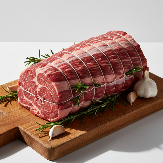FARM RAISED GRASS FED ANGUS BEEF SIRLOIN ROAST 3LB