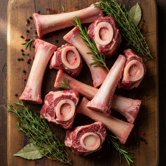 FARM RAISED GRASS FED ANGUS BEEF SOUP BONES