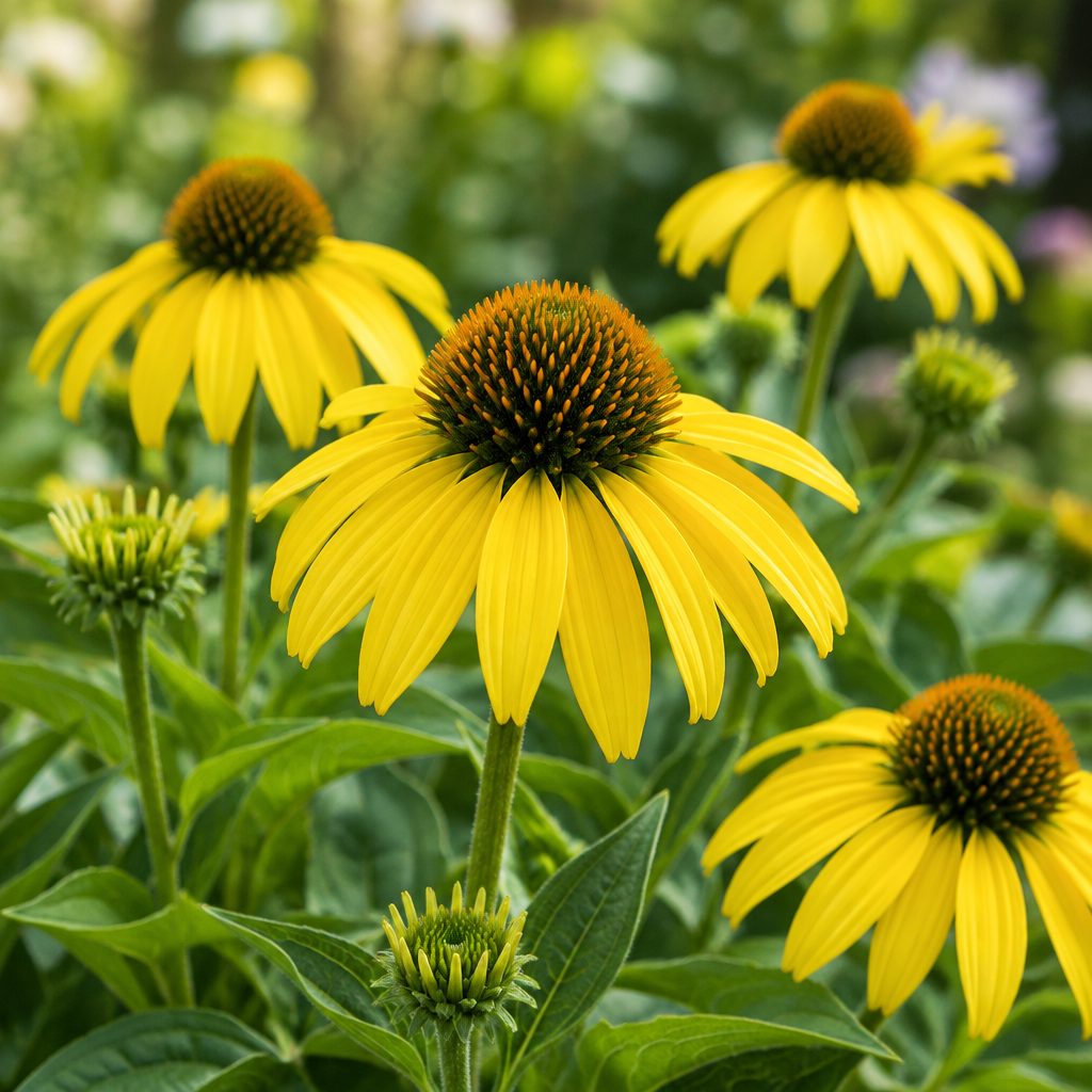Echinacea lemon yellow