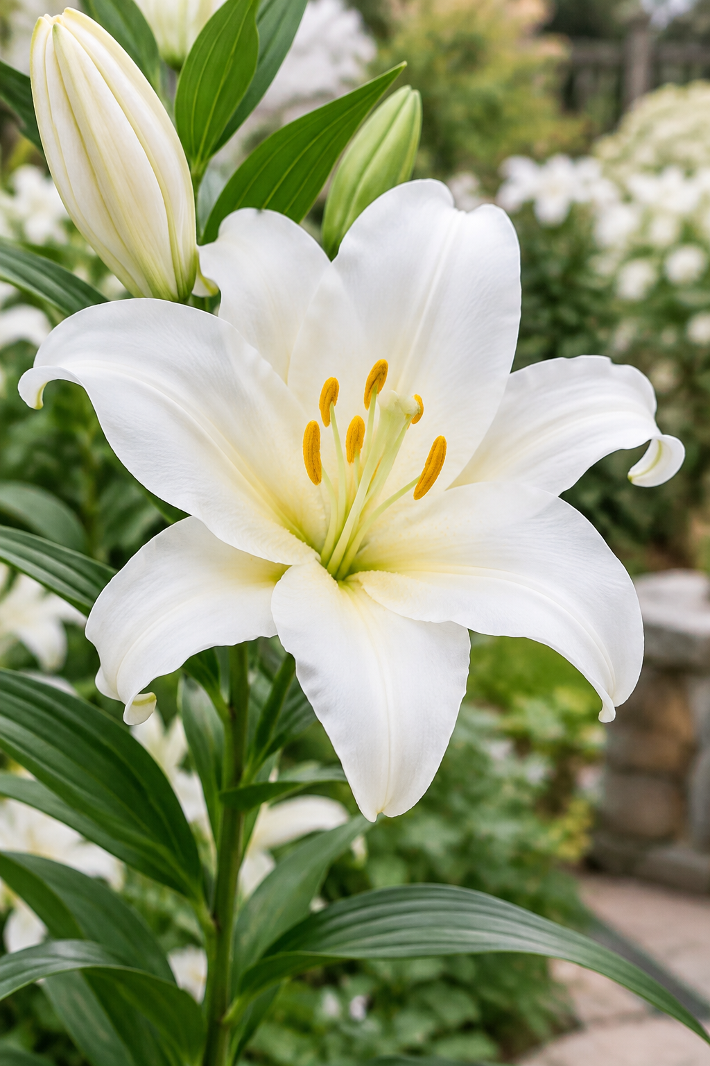 Lilium fantastic white