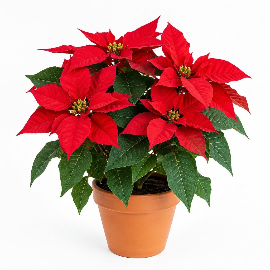 Poinsettia Medium Red
