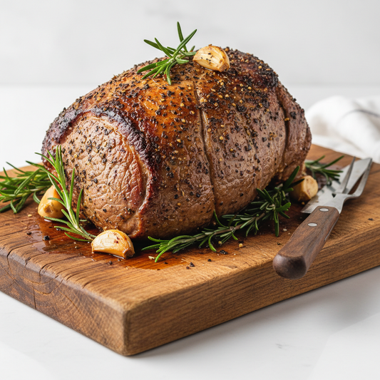 FARM RAISED GRASS FED ANGUS BEEF SIRLOIN ROAST